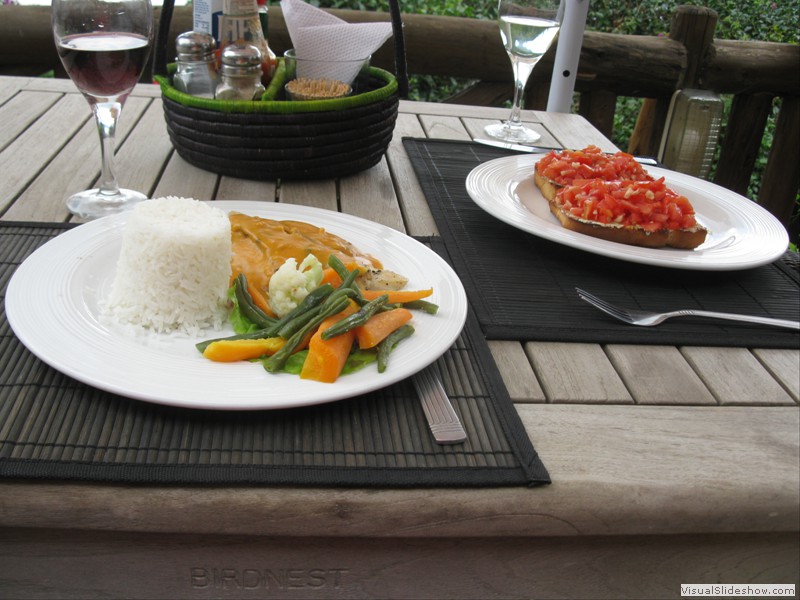Essen beim Belgier